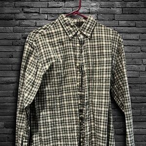 John Varvatos Lightweight Button-Up Flannel Shirt - Size Small - Premium Quality